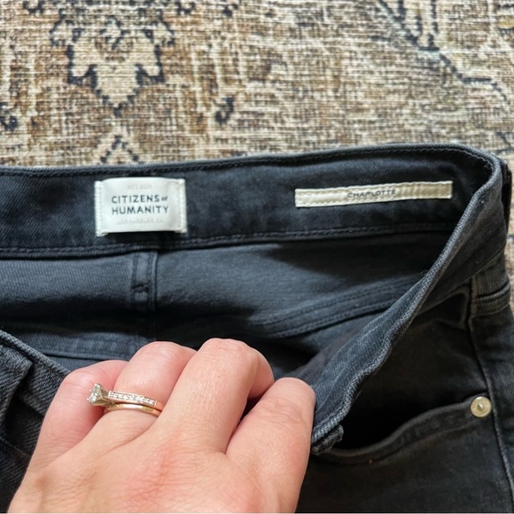 Citizens of Humanity Charlotte High Rise Straight in Frolic - Picture 6 of 8